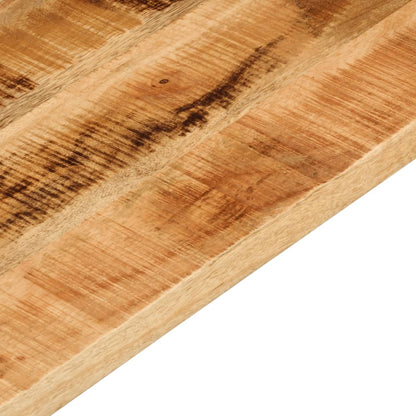 Table Top 120x30x3.8 cm Rectangular Solid Wood Rough Mango