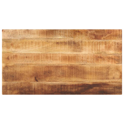Table Top 100x50x3.8 cm Rectangular Solid Wood Rough Mango