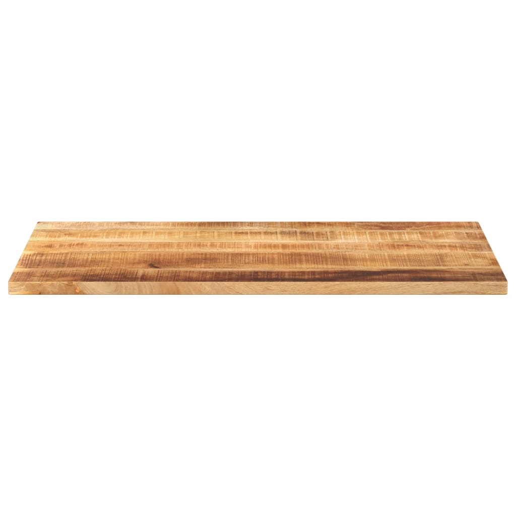 Table Top 100x50x3.8 cm Rectangular Solid Wood Rough Mango