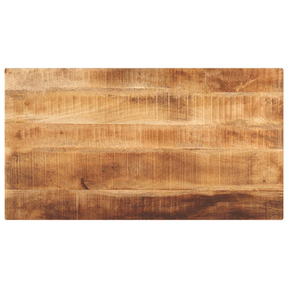 Table Top 110x50x3.8 cm Rectangular Solid Wood Rough Mango