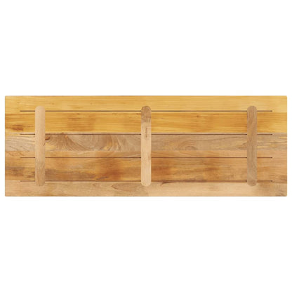 Table Top 140x50x3.8 cm Rectangular Solid Wood Rough Mango