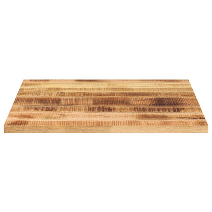 Table Top 80x80x3,8 cm Square Solid Wood Rough Mango
