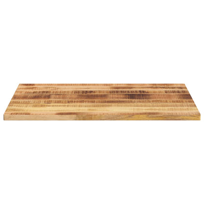Table Top 90x80x3.8 cm Rectangular Solid Wood Rough Mango