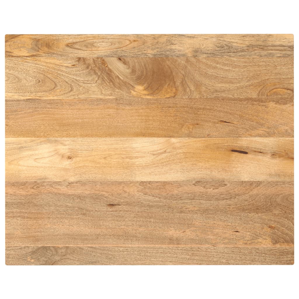 Table Top 100x80x2.5 cm Rectangular Solid Wood Mango