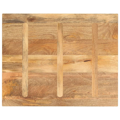 Table Top 100x80x2.5 cm Rectangular Solid Wood Mango