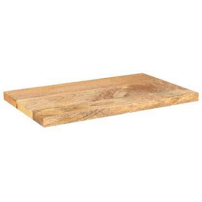 Table Top 50x30x3.8 cm Rectangular Solid Wood Mango