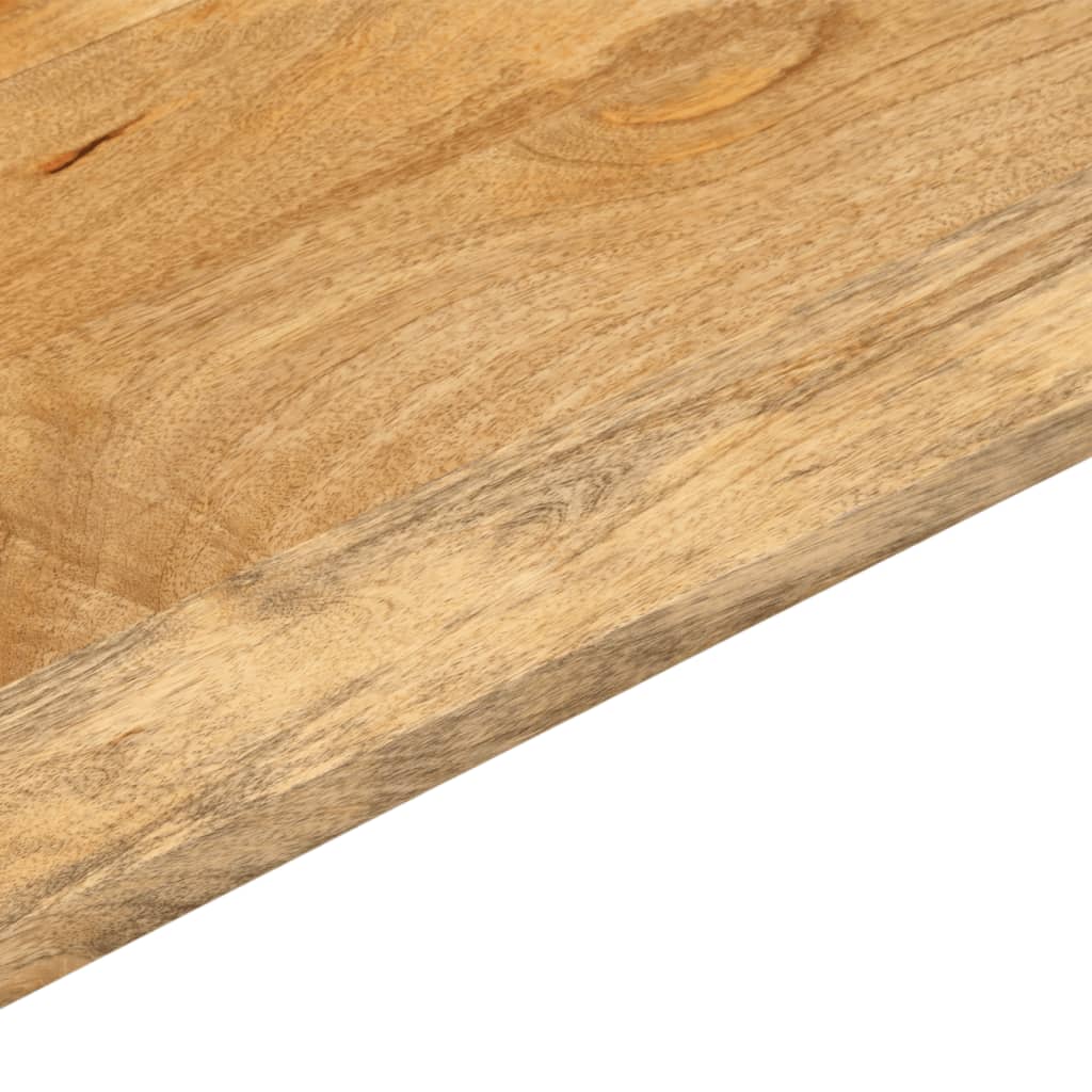 Table Top 80x60x3.8 cm Rectangular Solid Wood Mango