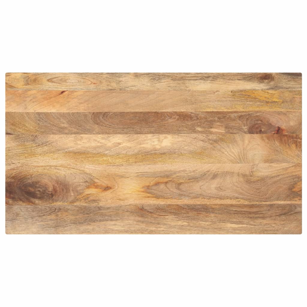 Table Top 100x60x3.8 cm Rectangular Solid Wood Mango
