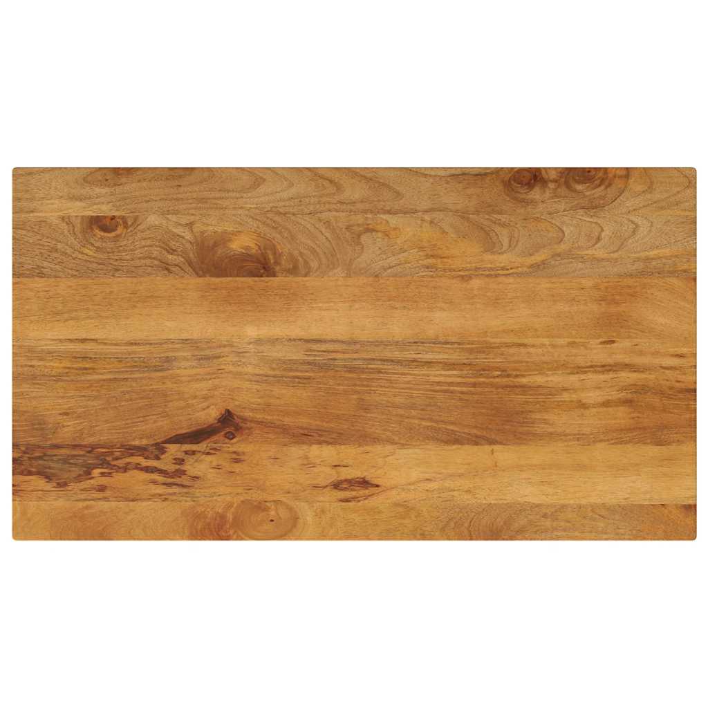 Table Top 100x60x2.5 cm Rectangular Solid Wood Mango