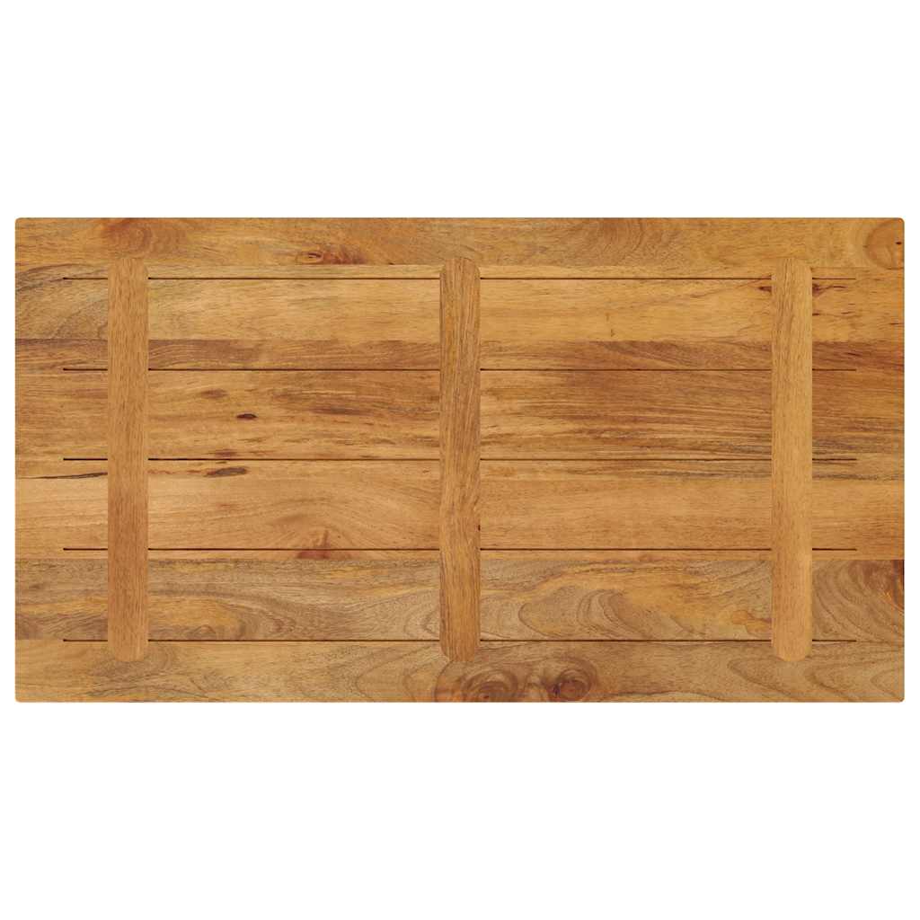 Table Top 100x60x2.5 cm Rectangular Solid Wood Mango