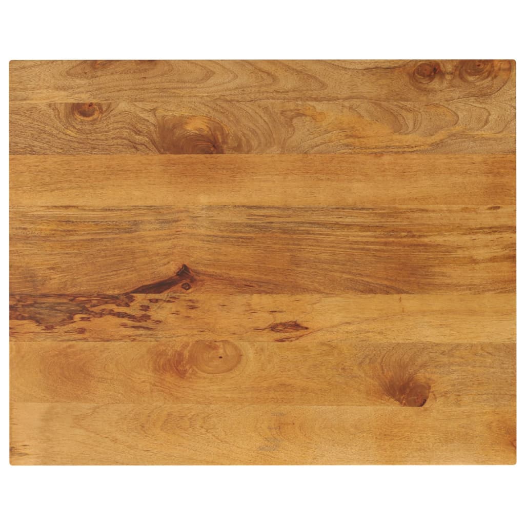 Table Top 100x80x2.5 cm Rectangular Solid Wood Mango