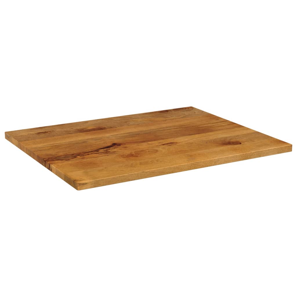 Table Top 100x80x2.5 cm Rectangular Solid Wood Mango