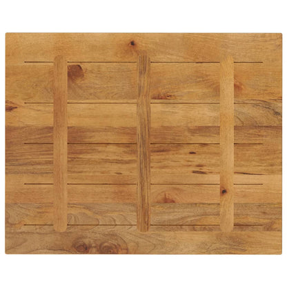 Table Top 100x80x2.5 cm Rectangular Solid Wood Mango