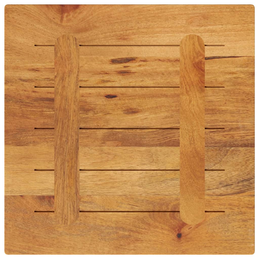 Table Top 40x40x3.8 cm Square Solid Wood Mango