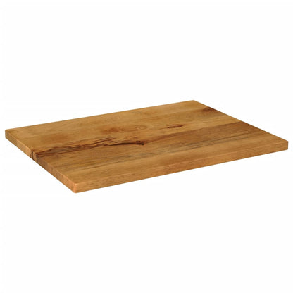 Table Top 80x70x3.8 cm Rectangular Solid Wood Mango