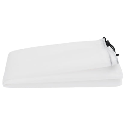 Close-up of Plant Fleece Covers with Drawstring 8 pcs 70 g/m² 0.8x1 m showing secure drawstring feature for preventing wind damage.