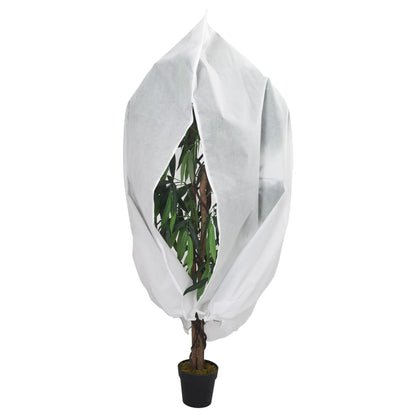 Plant Fleece Covers with Zip 4 pcs 70 g/m² 1.55x1.55 m