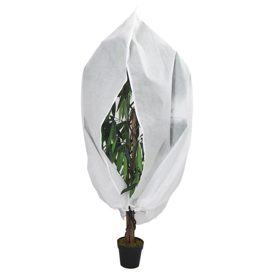 Plant Fleece Covers with Zip 4 pcs 70 g/m² 1.55x1.55 m