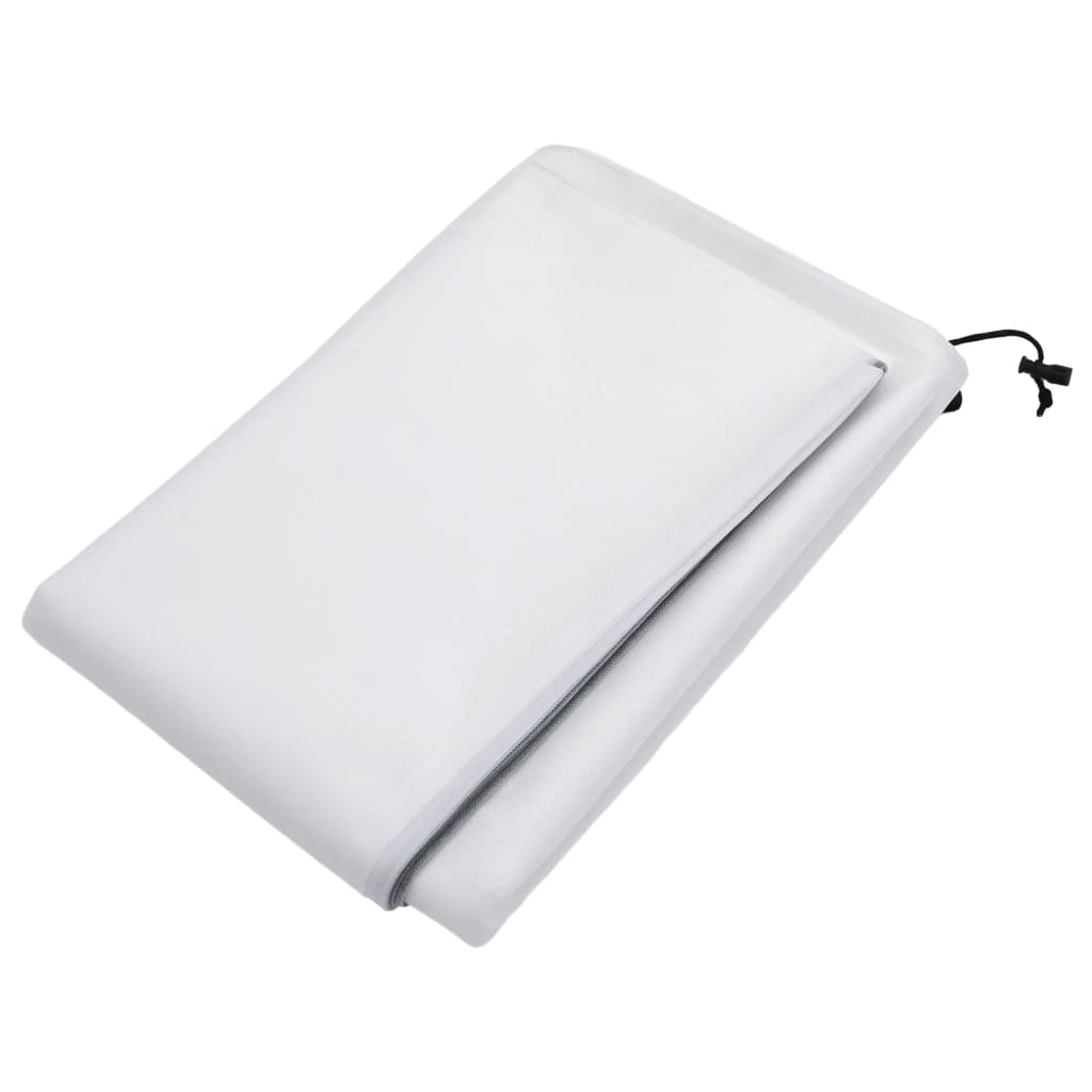 Plant Fleece Covers with Zip 2 pcs 70 g/m² 3.14x2.5 m - Features a drawstring design for secure fastening and easy access.