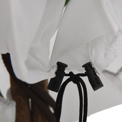 Plant Fleece Covers with Zip 2 pcs 70 g/m² 3.93x3.5 m