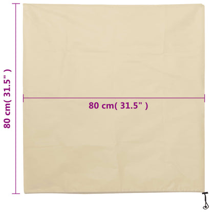 Plant Fleece Covers with Drawstring 8 pcs 70 g/m² 0.8x0.8 m