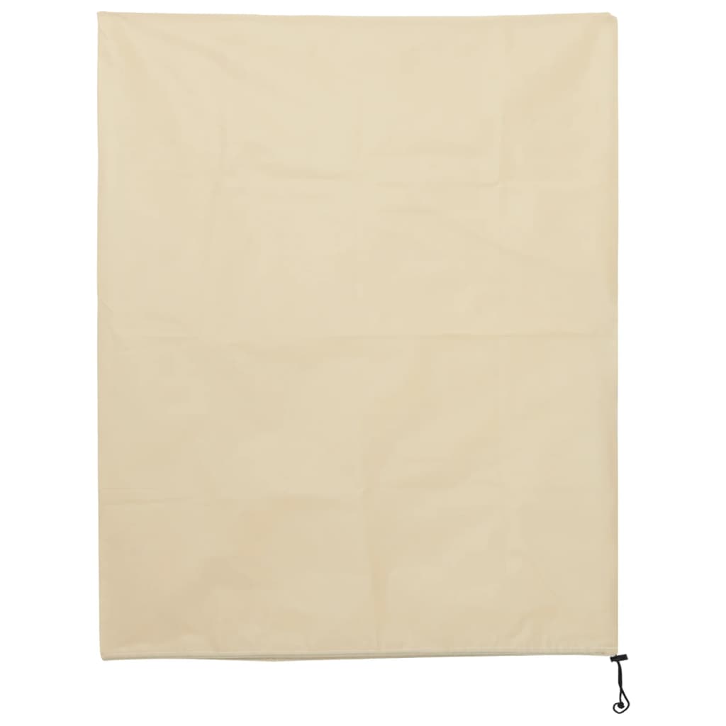 Plant Fleece Covers with Drawstring, set of 8, made from durable non-woven fabric, protecting plants from winter cold.