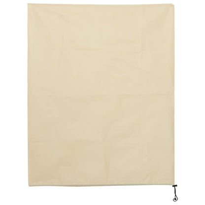Plant Fleece Covers with Drawstring, set of 8, made from durable non-woven fabric, protecting plants from winter cold.