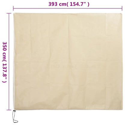 Plant Fleece Covers with Zip 2 pcs 70 g/m² 3.93x3.5 m