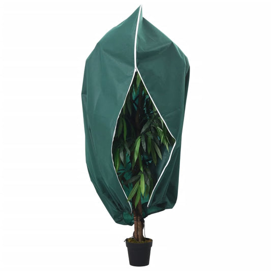 Plant Fleece Covers with Zip 4 pcs 70 g/m² 1.55x1.55 m