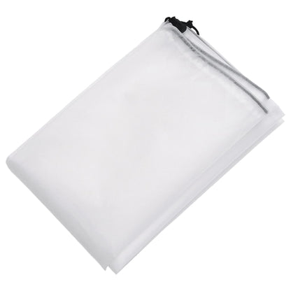 Plant Fleece Covers with Drawstring - 12 pcs, 70 g/m², 0.8x0.8 m, ideal for winter plant protection.