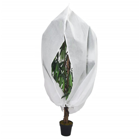 Plant Fleece Covers with Zip 4 pcs 70 g/m² 3.93x3.5 m