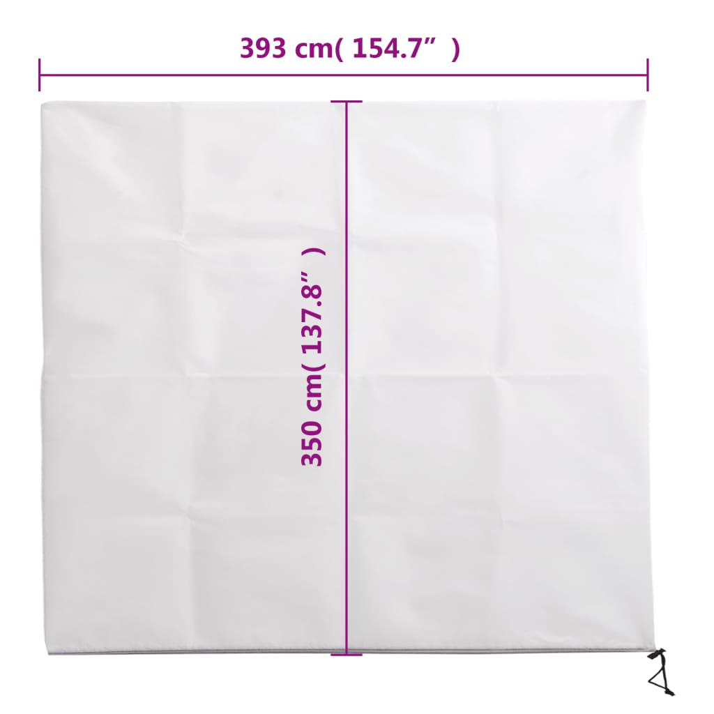 Plant Fleece Covers with Zip 4 pcs 70 g/m² 3.93x3.5 m