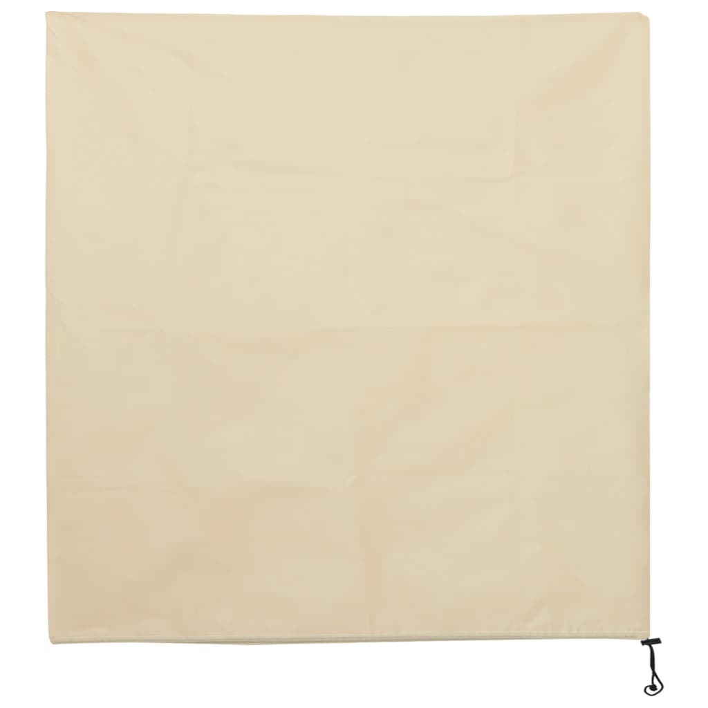 Plant Fleece Covers with Drawstring 12 pcs 70 g/m² 0.8x0.8 m showcased protecting greenery from winter cold.