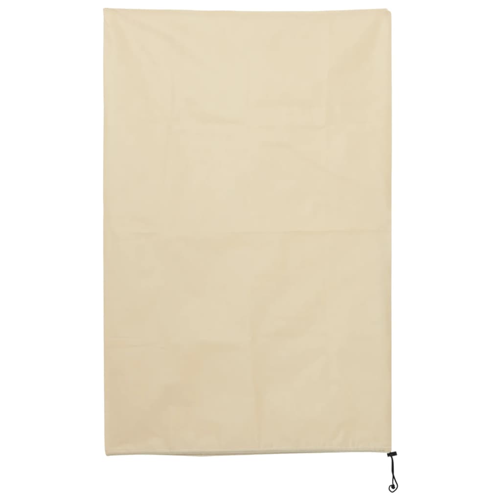 Drawstring feature of the Plant Fleece Covers, 12 pcs, 70 g/m², ensuring secure fit against harsh weather conditions.