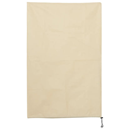 Drawstring feature of the Plant Fleece Covers, 12 pcs, 70 g/m², ensuring secure fit against harsh weather conditions.