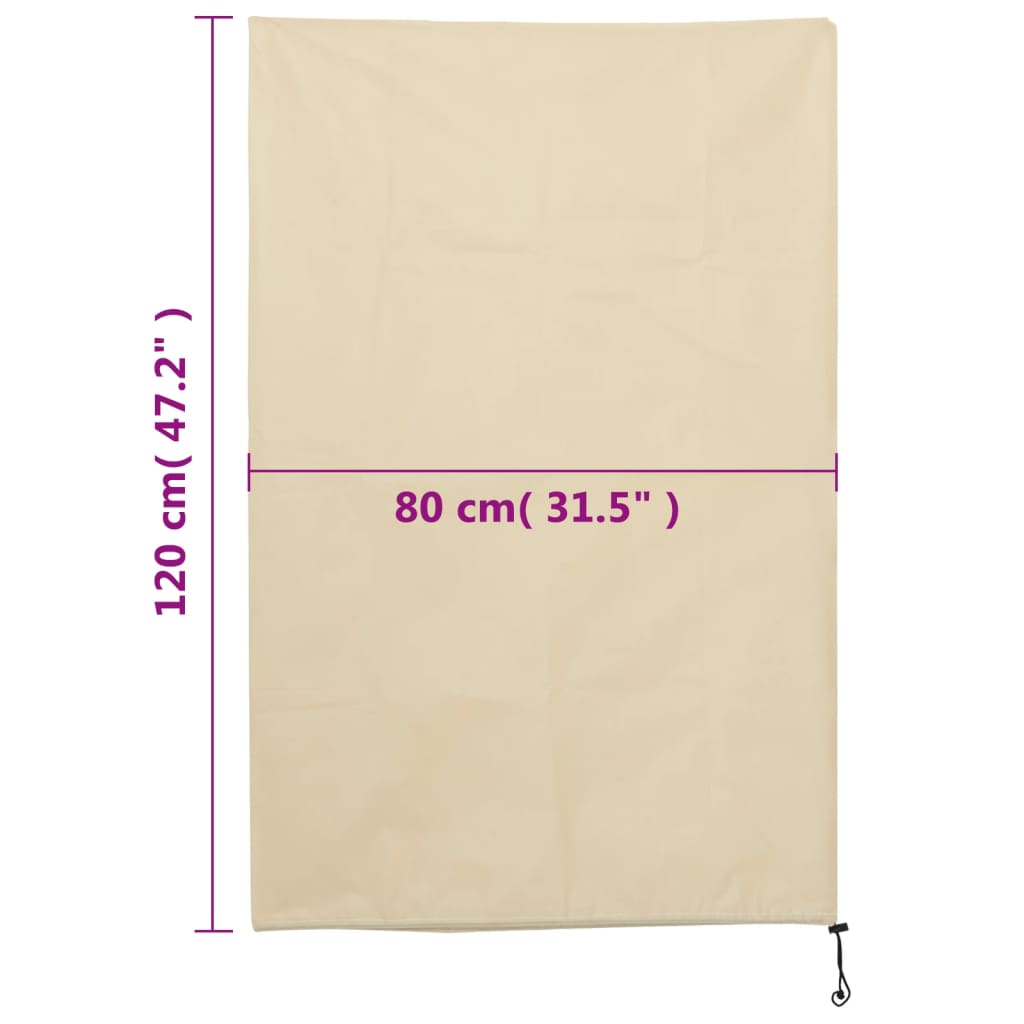 Multifunctional Plant Fleece Covers with Drawstring, protect saplings and vegetables with breathable 70 g/m² fabric, package of 12.