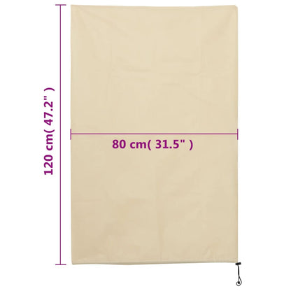 Multifunctional Plant Fleece Covers with Drawstring, protect saplings and vegetables with breathable 70 g/m² fabric, package of 12.