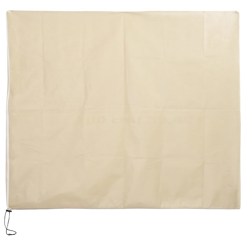 Durable non-woven fabric Plant Fleece Covers with Zip, ideal for insulating plants during winter.