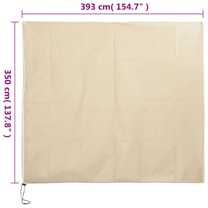 Plant Fleece Covers with Zip 4 pcs 70 g/m² 3.93x3.5 m