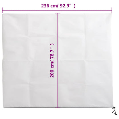 Plant Fleece Covers with Zip 10 pcs 70 g/m² 2.36x2 m