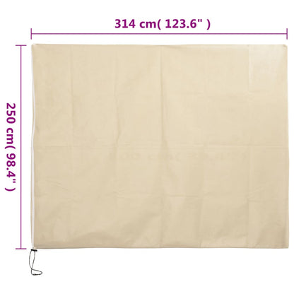 Winter Plant Fleece Covers with Zip 10 pcs 70 g/m² 3.14x2.5 m showcasing the versatile use for saplings, flowers, and vegetables.