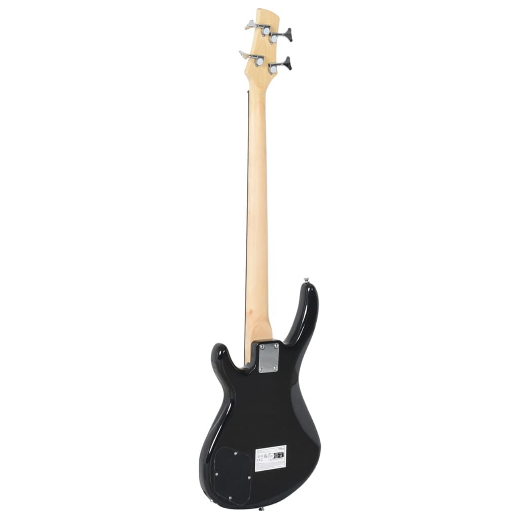 Electric Bass Guitar for Beginner with Bag Brown and Black 4/4 46"