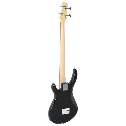 Electric Bass Guitar for Beginner with Bag Brown and Black 4/4 46"
