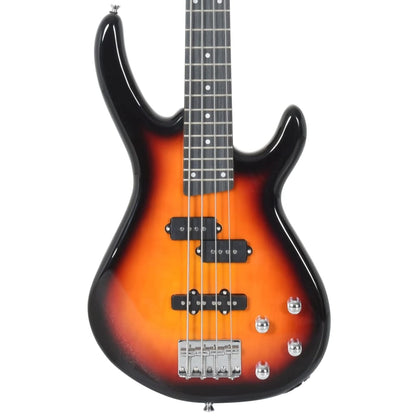Electric Bass Guitar for Beginner with Bag Brown and Black 4/4 46"