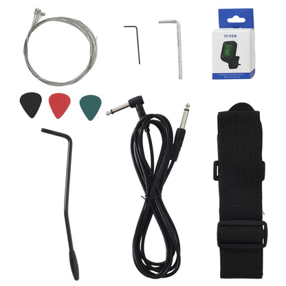 Electric Guitar for Beginner with Bag Black 4/4 39"