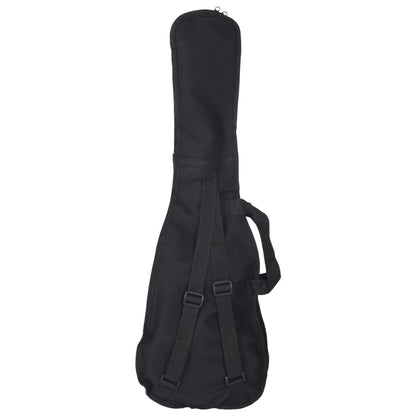 Electric Guitar for Kids with Bag Brown and Black 3/4 30", including the weather-resistant Oxford fabric guitar bag and accessories.