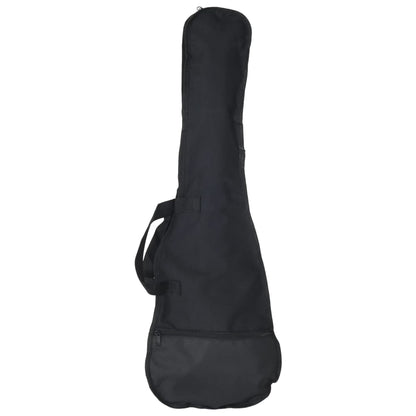 Electric Guitar for Kids with Bag Brown and Black 3/4 30", featuring the comfortable grip and mini size tailored for children.