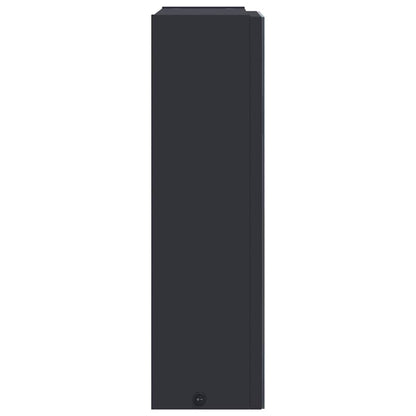 Bathroom Mirror Cabinet with LED Light Grey 45x13x52 cm