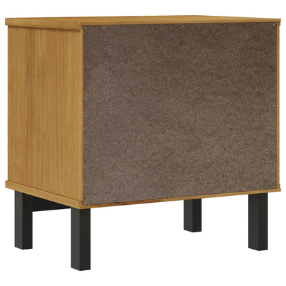 Bedside Cabinet "FLAM" 49x35x50 cm Solid Wood Pine