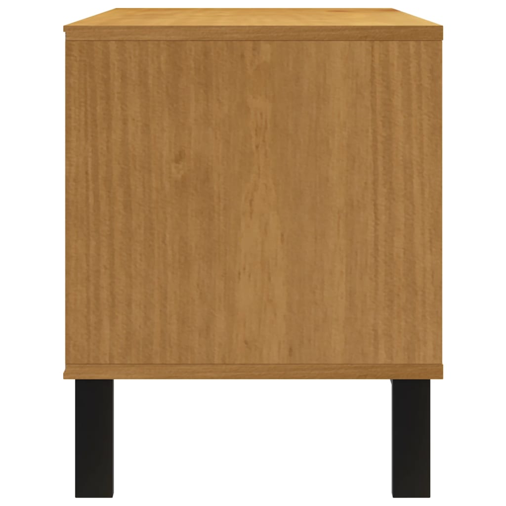 TV Cabinet "FLAM" 110x40x50 cm Solid Wood Pine